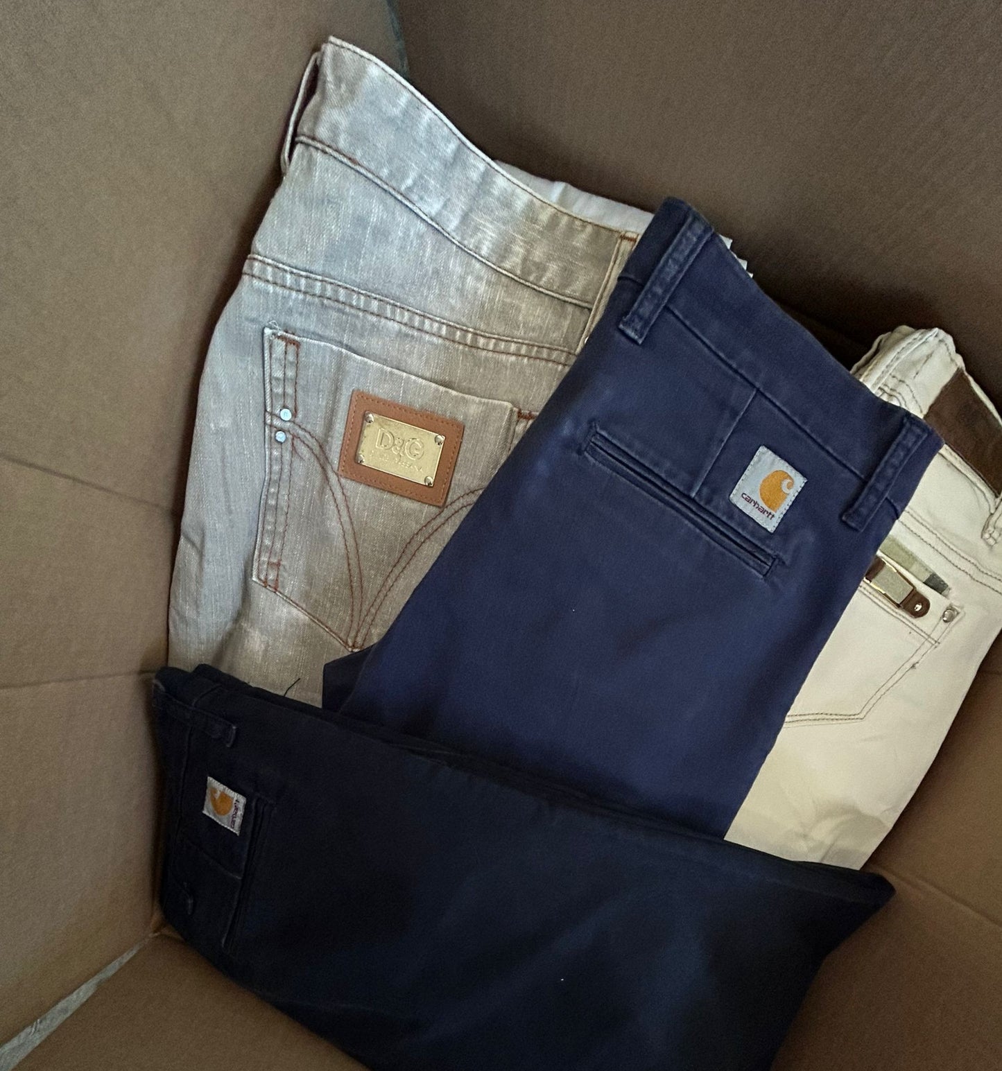 Box 25kg Pantaloni e Jeans Firmati